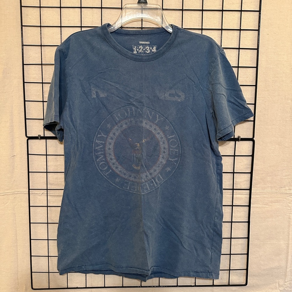 The Ramones - Faded Blue Band Tee